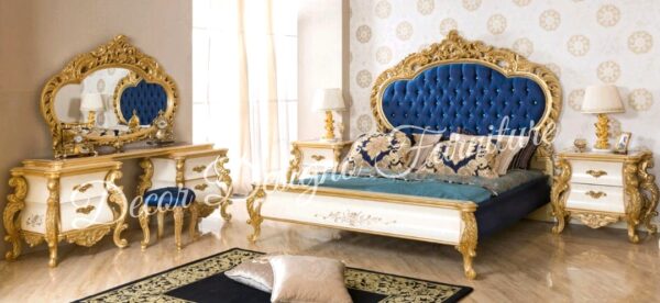 Chiniot Luxury King Size Bed Set Wooden Modern Bed Design  decor designo - Image 7