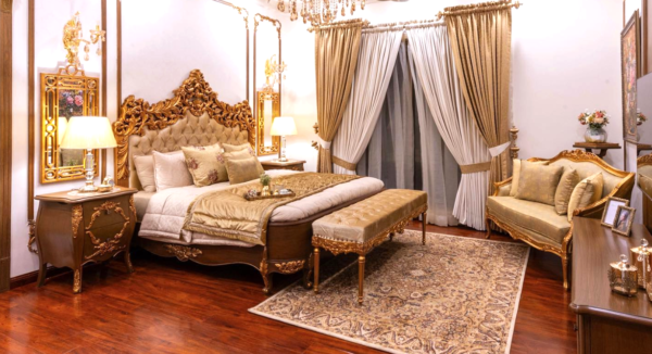 Chiniot Luxury King Size Bed Set Wooden Modern Bed Design  decor designo - Image 8