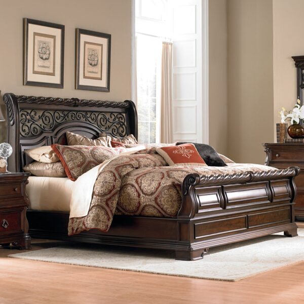 Chiniot Luxury King Size Bed Set Wooden Modern Bed Design  decor designo - Image 4