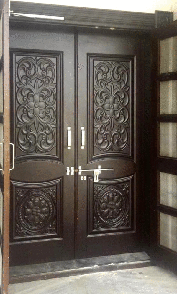 Mixed Wood Screen Doors 2025 | Chinioti Craftsmanship - Image 5