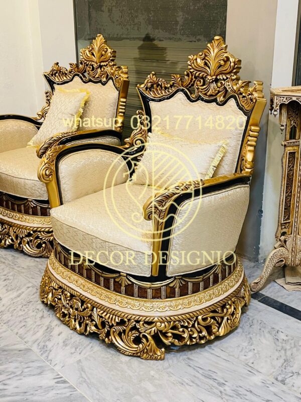 Luxury Wooden Sofa Set – Price, Designs & Handmade Styles - Image 10
