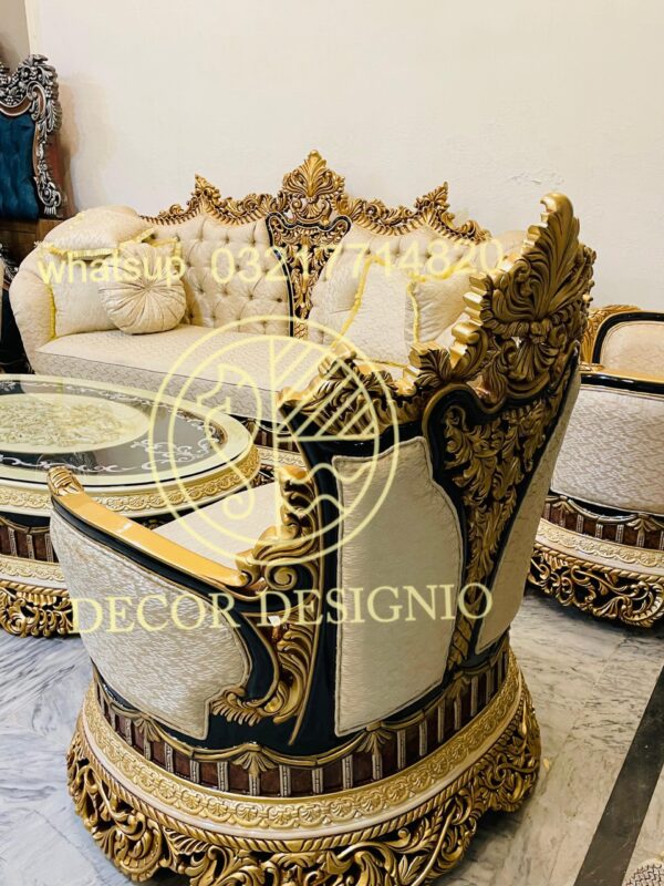 Luxury Wooden Sofa Set – Price, Designs & Handmade Styles - Image 16