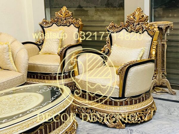 Luxury Wooden Sofa Set – Price, Designs & Handmade Styles - Image 14
