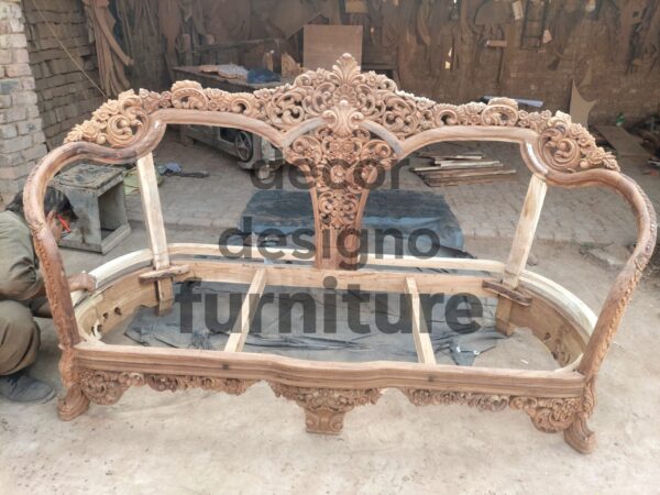 Luxury Wooden Sofa Set – Price, Designs & Handmade Styles - Image 7