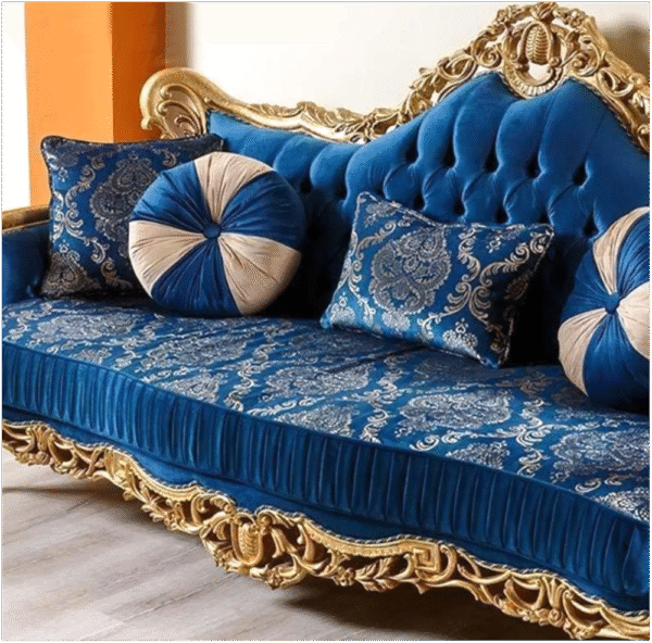Modern Blue Sectional Sofa – Stylish & Comfortable Living Room Upgrade - Image 6