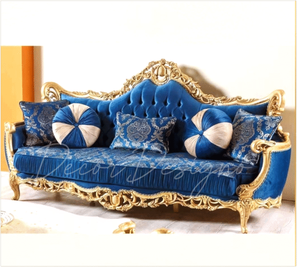 Modern Blue Sectional Sofa – Stylish & Comfortable Living Room Upgrade - Image 3