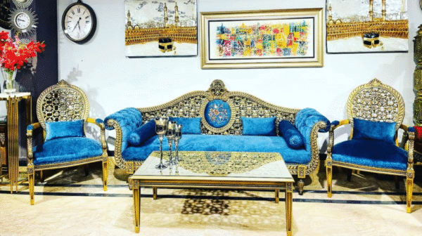 Modern Blue Sectional Sofa – Stylish & Comfortable Living Room Upgrade - Image 13