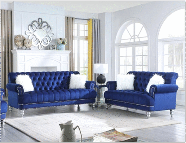 Modern Blue Sectional Sofa – Stylish & Comfortable Living Room Upgrade - Image 21