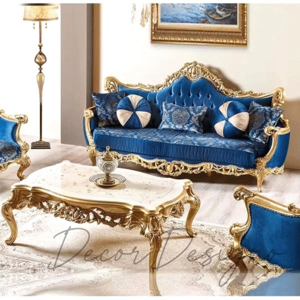 Modern Blue Sectional Sofa – Stylish & Comfortable Living Room Upgrade - Image 5