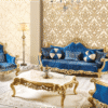 Modern Blue Sectional Sofa – Stylish & Comfortable Living Room Upgrade