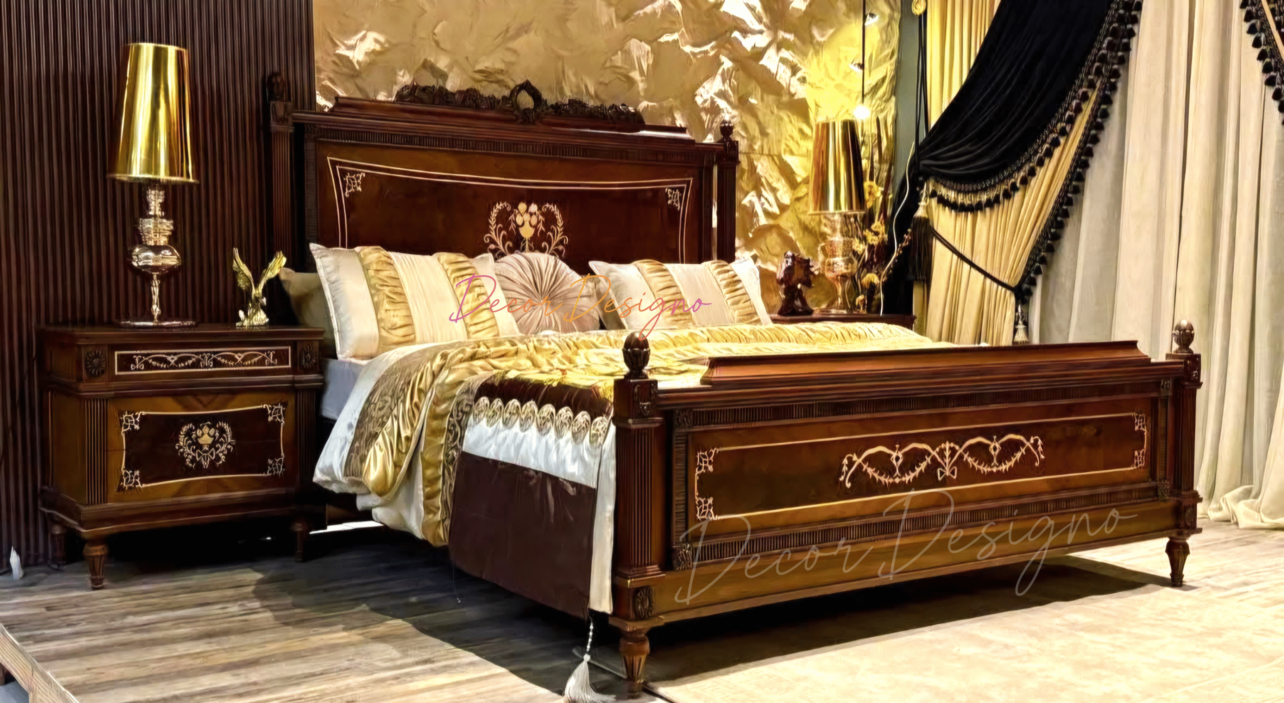 Modern Double Bed Design in Pakistan – Wood Bed Design with Photos & Prices