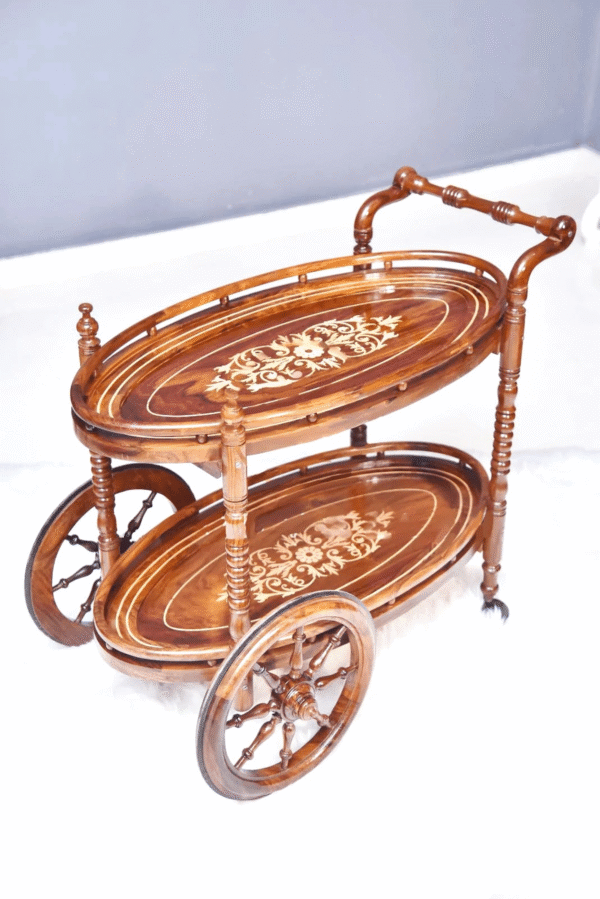 Premium Tea Service Trolley for Elegant Hospitality - Image 16