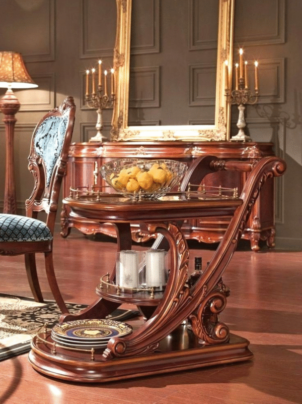 Premium Tea Service Trolley for Elegant Hospitality - Image 25