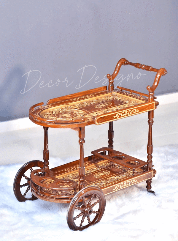 Premium Tea Service Trolley for Elegant Hospitality - Image 15