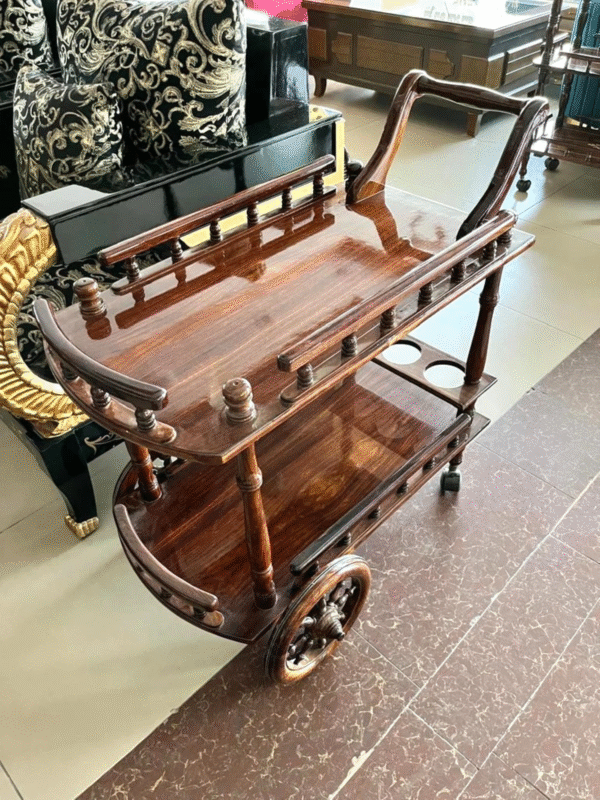 Premium Tea Service Trolley for Elegant Hospitality - Image 14
