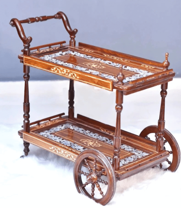 Premium Tea Service Trolley for Elegant Hospitality - Image 7