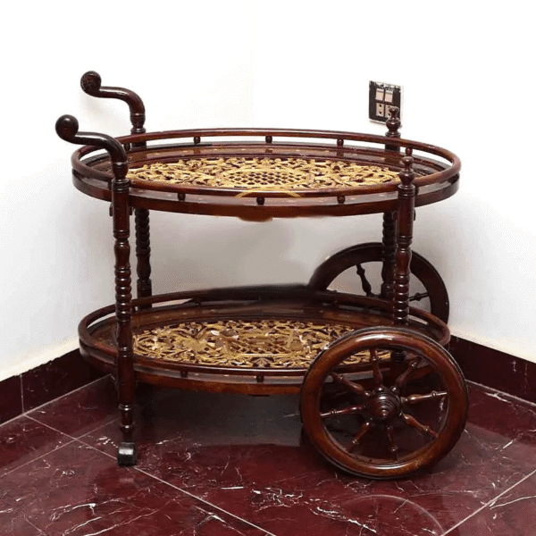Premium Tea Service Trolley for Elegant Hospitality - Image 18
