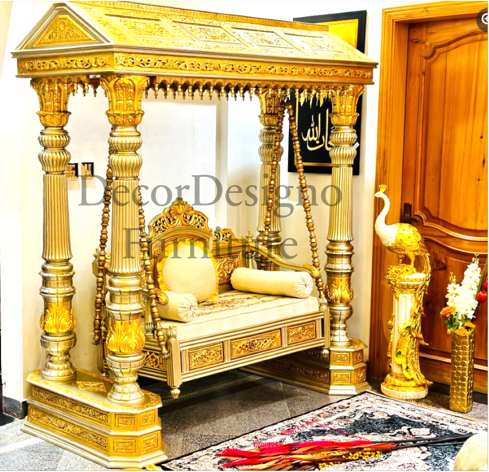 Wooden Swing Collection Indoor 2025 – Handcrafted Luxury Swing for Home & Garden decor designo chiniot pakistan