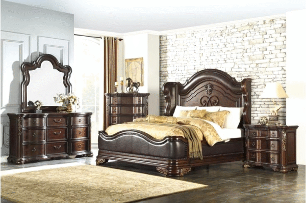 Latest Simple Double Bed – Modern Design Wooden Bed for Home - Image 6