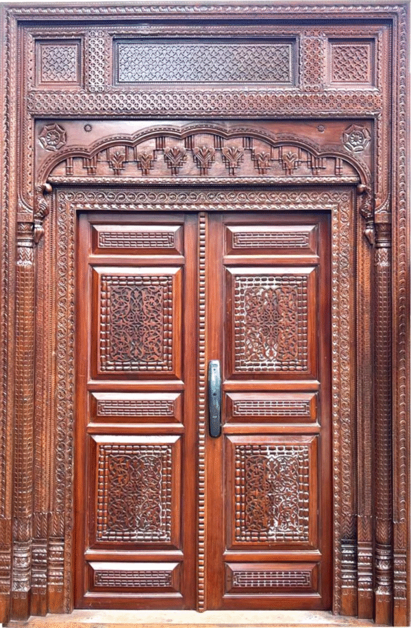 Mixed Wood Screen Doors 2025 | Chinioti Craftsmanship - Image 11