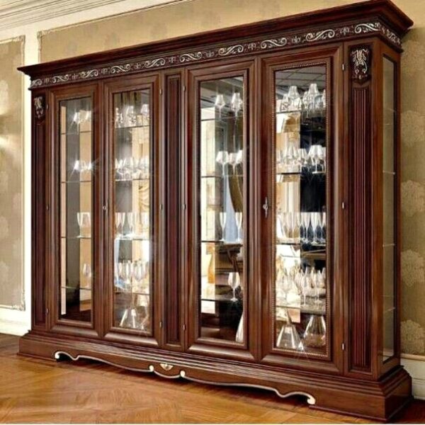 Best Showcase Design in Pakistan for Home Décor & Storage | Chinioti Wood Showcase - Image 15