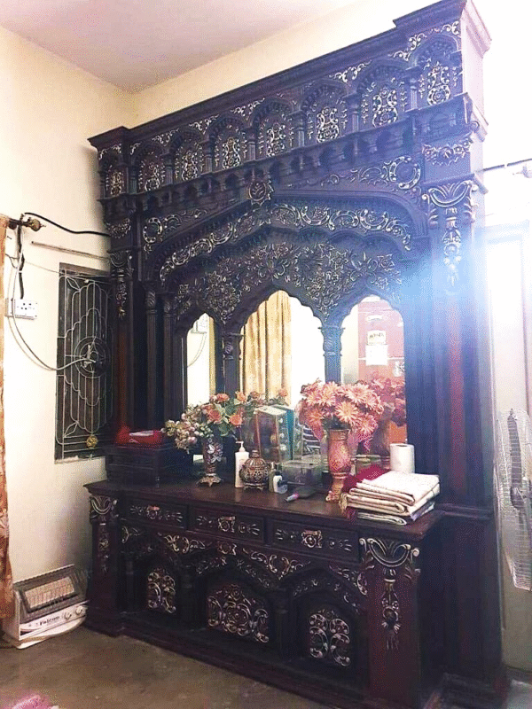 wooden bed design latest double bed price in pakistan - Image 3