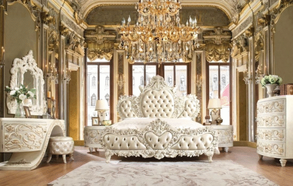 Luxury Wooden Bed Designs Stylish Bedroom Furniture King Size Double & Single Bed Sets - Image 15