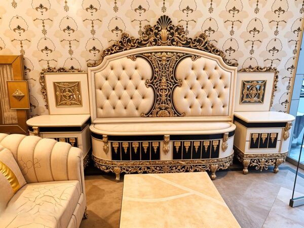 Chinioti Bed Design Luxury King Double & Queen Wooden Beds Adult Bunk & Double Decker Beds - Image 11