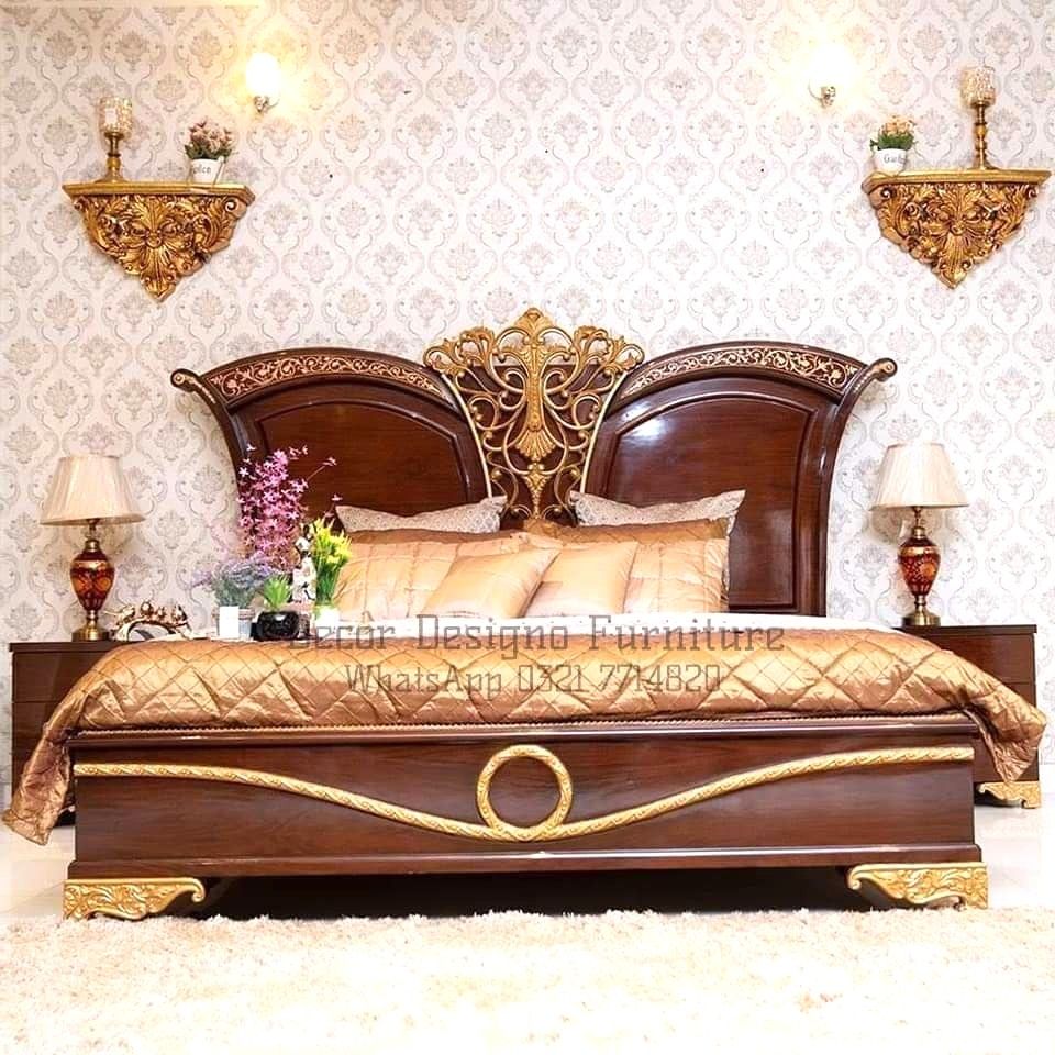 Chinioti Bed Design Premium Wooden King Double & Queen Beds Adult Bunk & Double Decker Beds