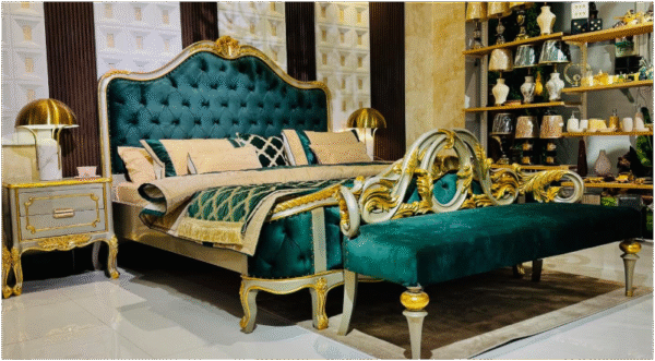 Luxury Wooden Bed Designs Stylish Bedroom Furniture King Size Double & Single Bed Sets - Image 12