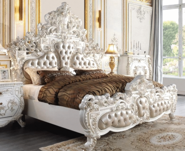 Luxury Wooden Bed Designs Stylish Bedroom Furniture King Size Double & Single Bed Sets - Image 26