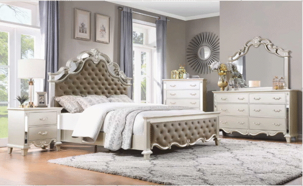 Luxury Chinioti Double Bed Set Classic & Modern Bedroom Furniture Worldwide - Image 18
