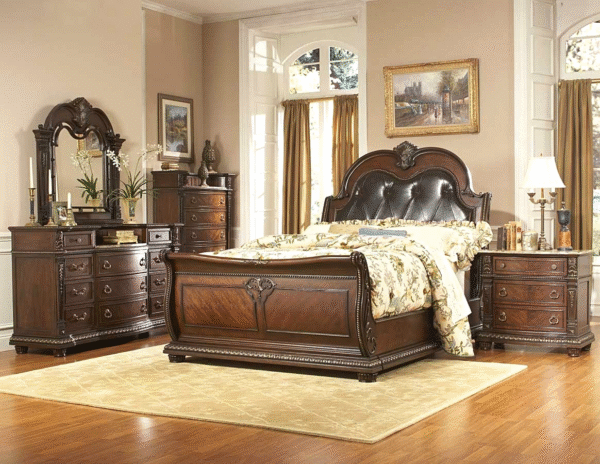 Luxury Chinioti Double Bed Set Classic & Modern Bedroom Furniture Worldwide - Image 10