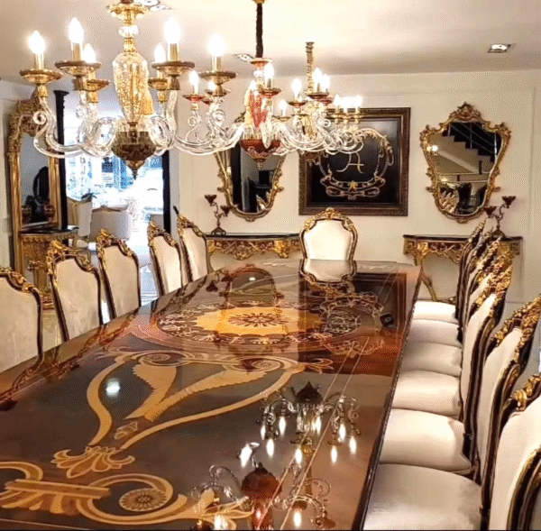 Luxury Dining Sets in Pakistan Italian and Turkish Dining Table Design - Image 11