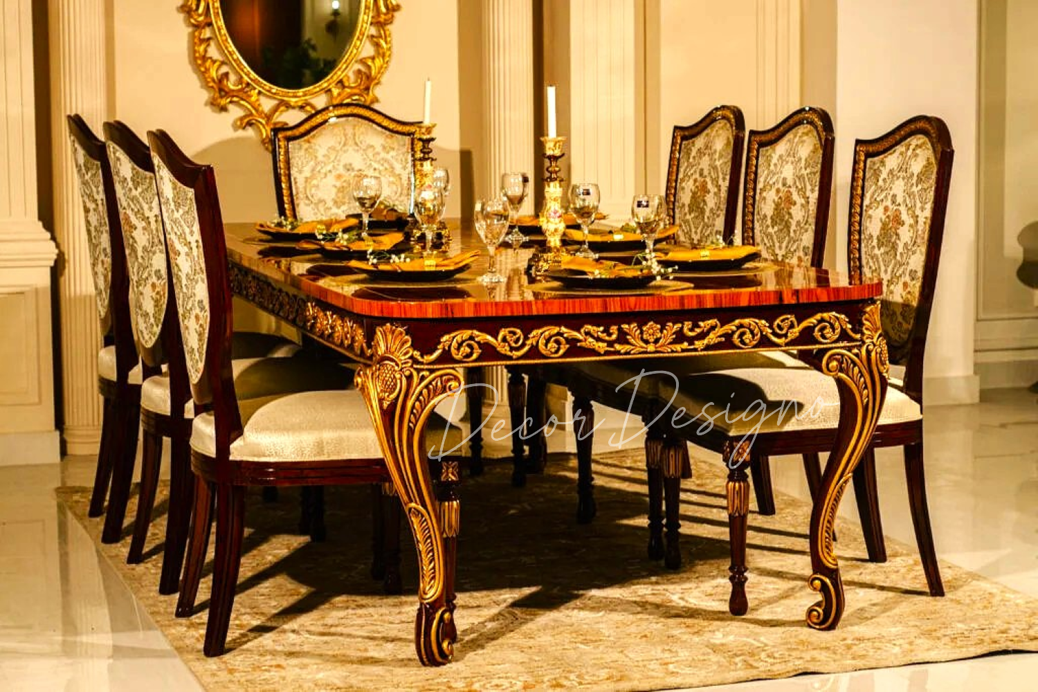 Luxury Dining Sets in Pakistan Italian & Turkish Dining Table Design 2025 Décor Designo furniture Chiniot Pakistan