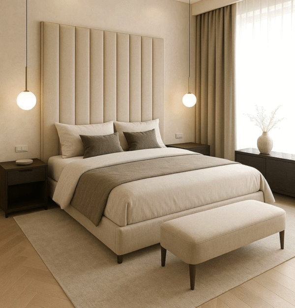 Luxury Velvet Bed Designs Queen & King Size poshish Beds for Royal Bedrooms - Image 8