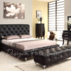 Luxury Poshish Bed Design King & Queen Size Wooden Beds Chinioti Modern King Bed Décor Designo
