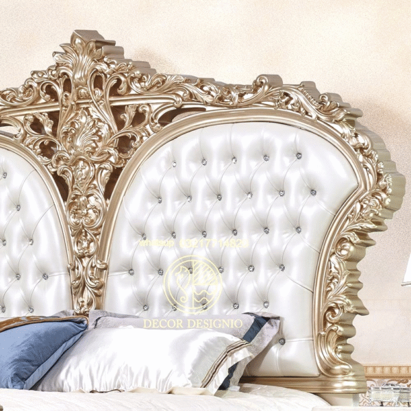 Luxury Wooden Bed Designs Stylish Bedroom Furniture King Size Double & Single Bed Sets - Image 6