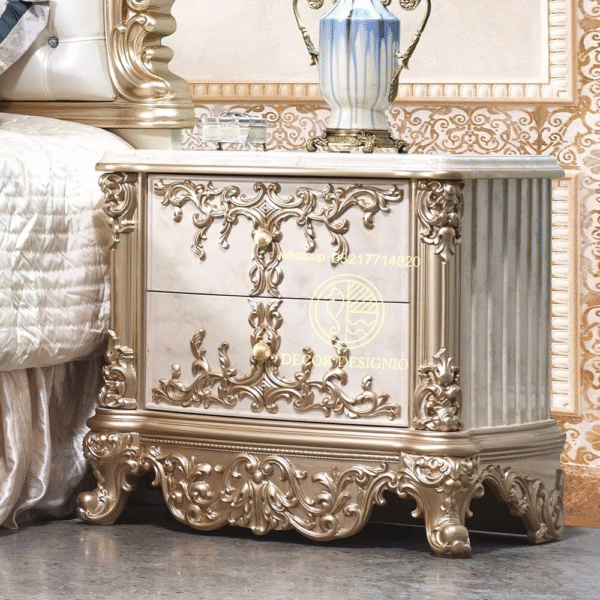 Luxury Wooden Bed Designs Stylish Bedroom Furniture King Size Double & Single Bed Sets - Image 5