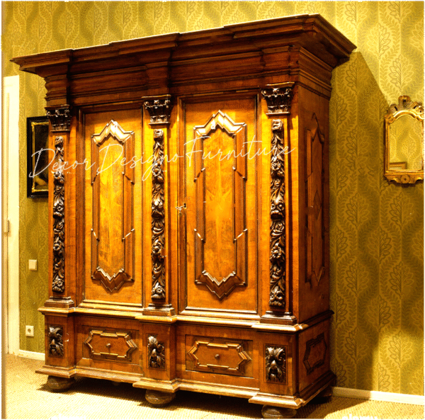 Luxury Wooden Wardrobe Designs Modern & Antique Wardrobes with Mirror & Drawers Décor Designo Pakistan & Worldwide