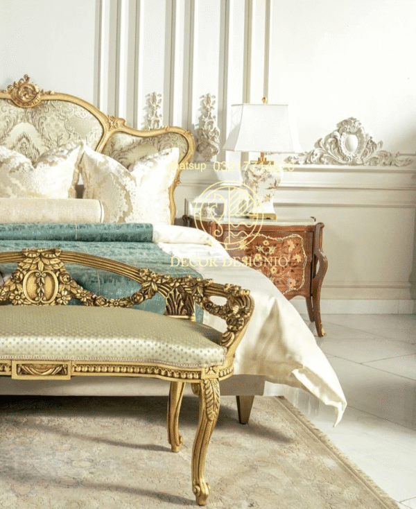 Modern Bed Design in Pakistan Stylish Double Bed Sets for Elegant Bedrooms Luxury Wooden Beds - Image 5