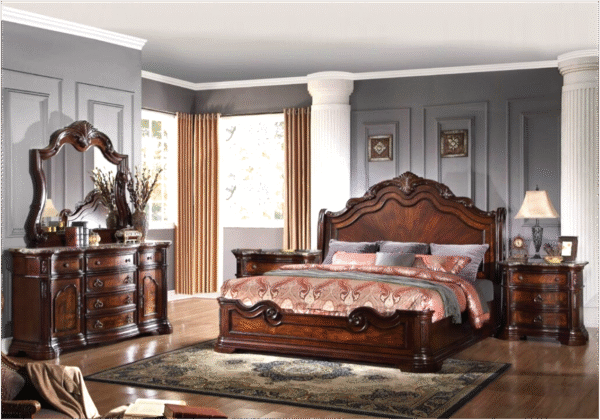 Modern Bed Design in Pakistan Stylish Double Bed Sets for Elegant Bedrooms Luxury Wooden Beds - Image 11