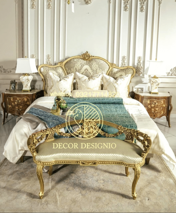 Modern Bed Design in Pakistan Luxury Wooden Double & King Beds for Elegant Bedrooms Décor Designo Furniture Chiniot