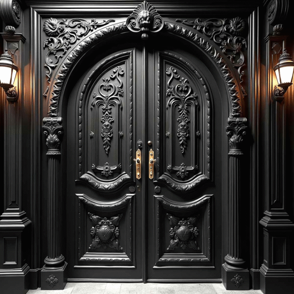 Modern Wooden Front Door with Glass Double Door Designs & Prices in Pakistan Décor Designo