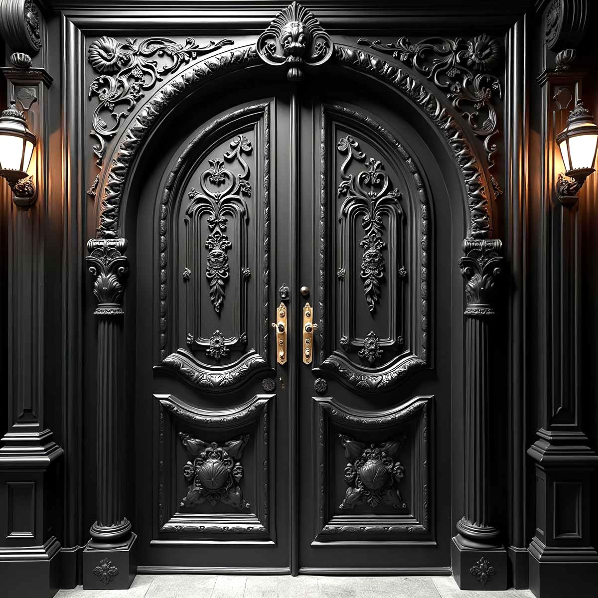 Modern Wooden Front Door with Glass Double Door Designs & Prices in Pakistan Décor Designo