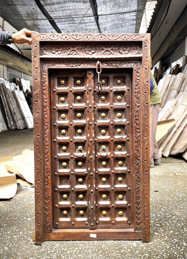 Modern Wooden Front Door with Glass  Double Door Designs & Prices in Pakistan - Image 8