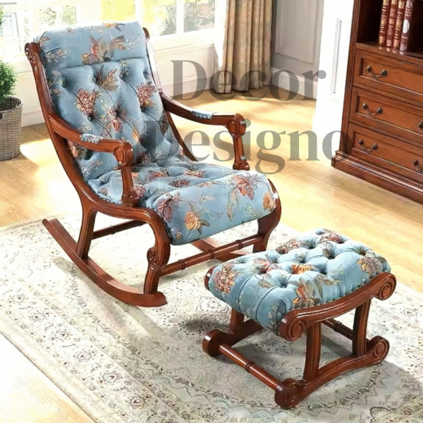 Outdoor Rocking Chair  Stylish & Affordable Wooden Rocking Chairs in Pakistan  Décor Designo - Image 3