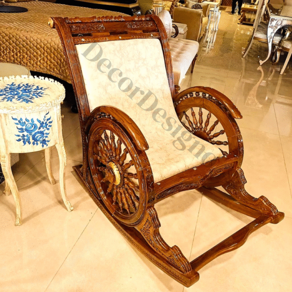 Outdoor Rocking Chair  Stylish & Affordable Wooden Rocking Chairs in Pakistan  Décor Designo - Image 8