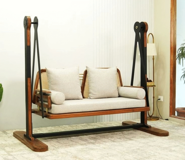 Wooden Swing for Home Luxury Indoor & Outdoor Jhula Swing Set Worldwide - Image 3