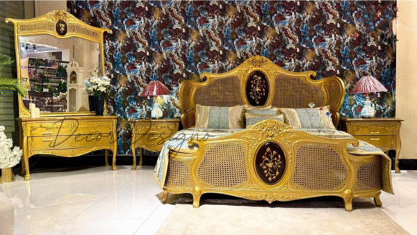 Luxury Wooden Bed Designs Stylish Bedroom Furniture King Size Double & Single Bed Sets - Image 10